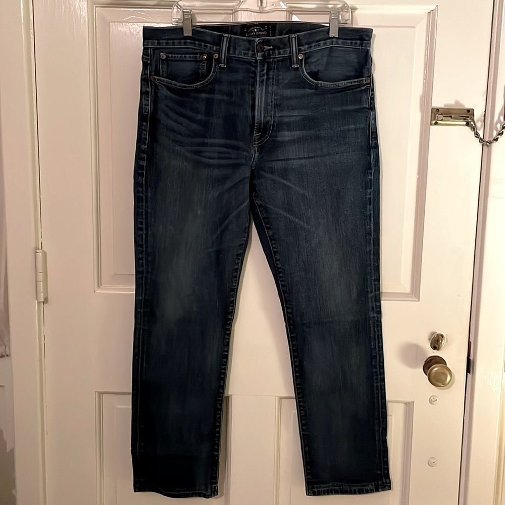 Lucky Brand Mens Jeans, 36x32, 121 Heritage Slim